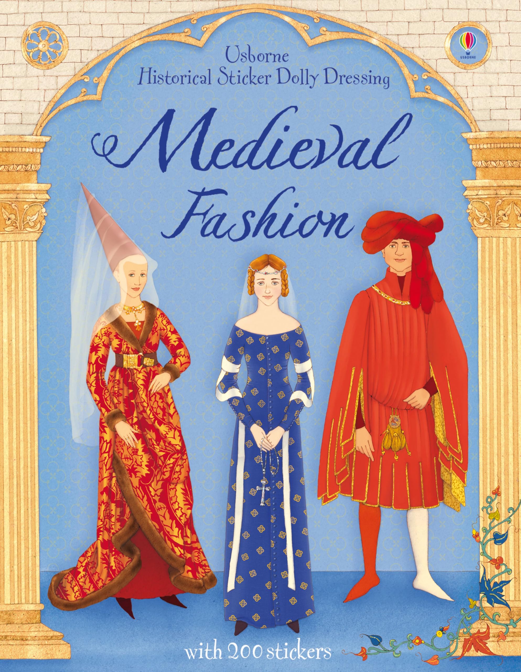 Medieval Fashion Sticker Book (Historical Sticker Dolly Dress) (Historical Sticker Dolly Dressing) Non-fiction