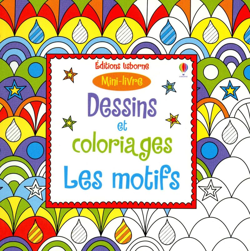 Dessins et coloriages les motifs - Mini-livre book
