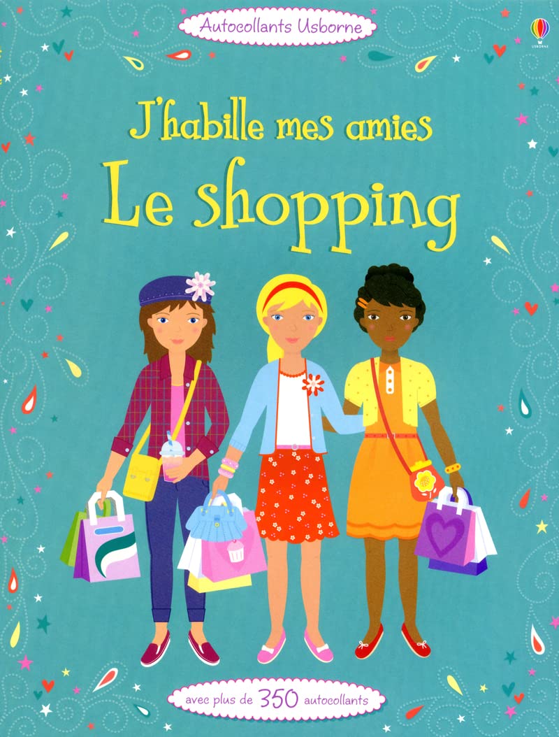 J'habille mes amies - le shopping - Autocollants Usborne Hobbies & Crafts