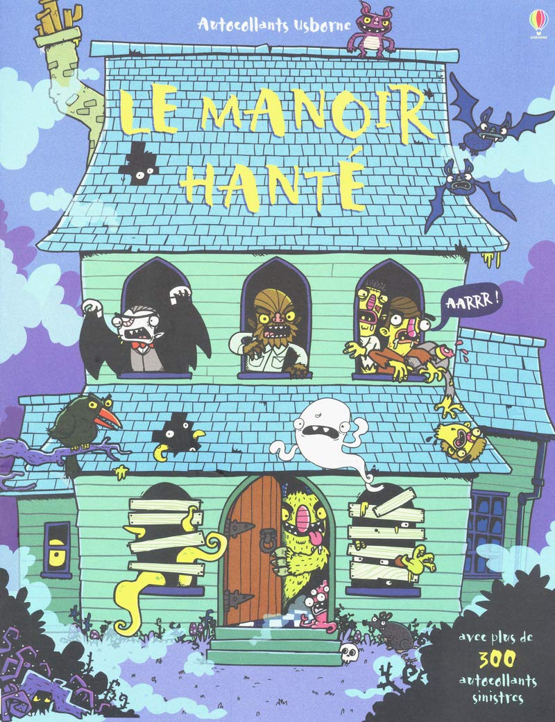 Le manoir hanté - Autocollants Usborne book