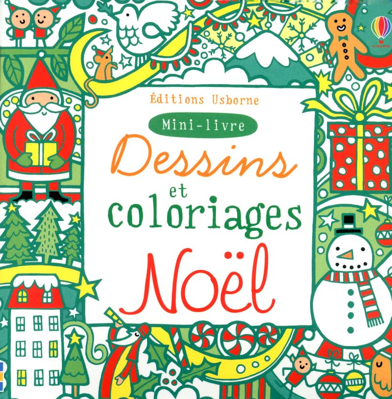 Dessins et coloriages Noel - Mini-livre book