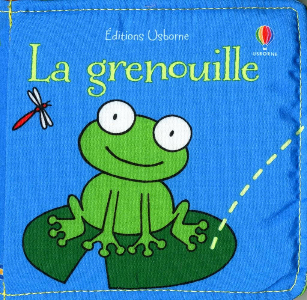 La grenouille - Livre tissu book