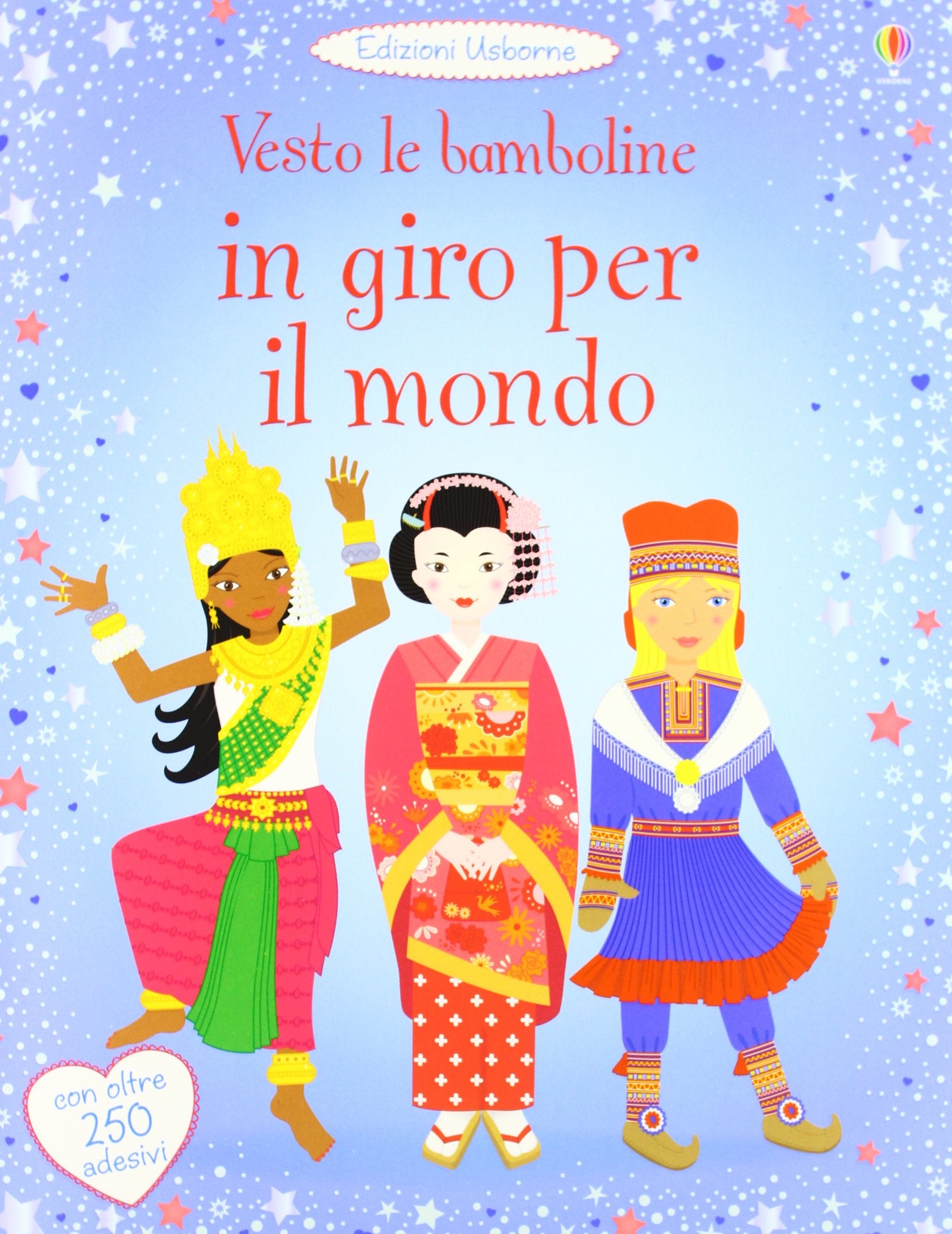 Libri con adesivi: Vesto le bamboline in giro per il mondo Contemporary literature