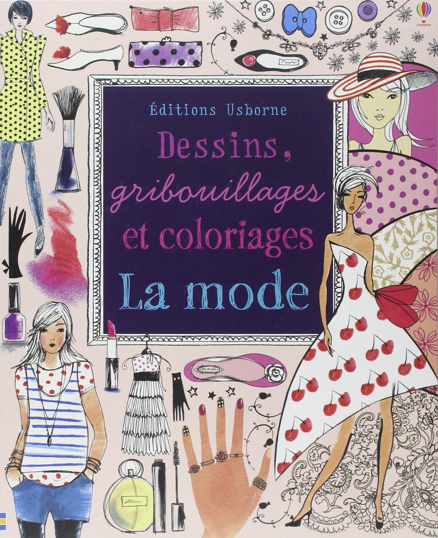 La mode - Dessins, gribouillages et coloriages book