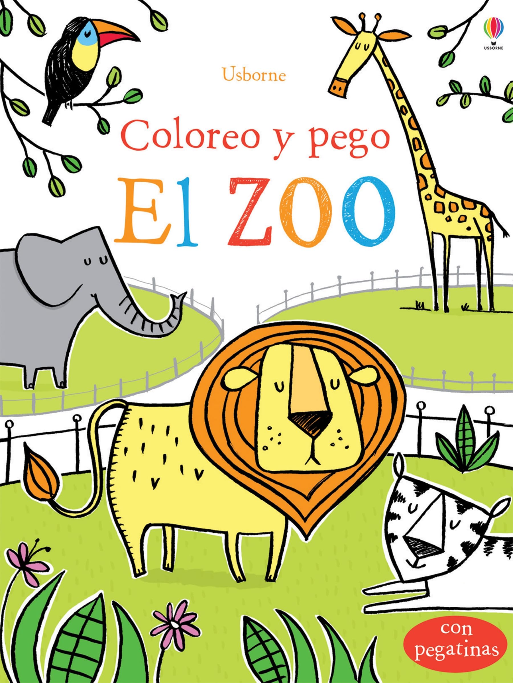 Coloreo y pego El Zoo Parents & Children