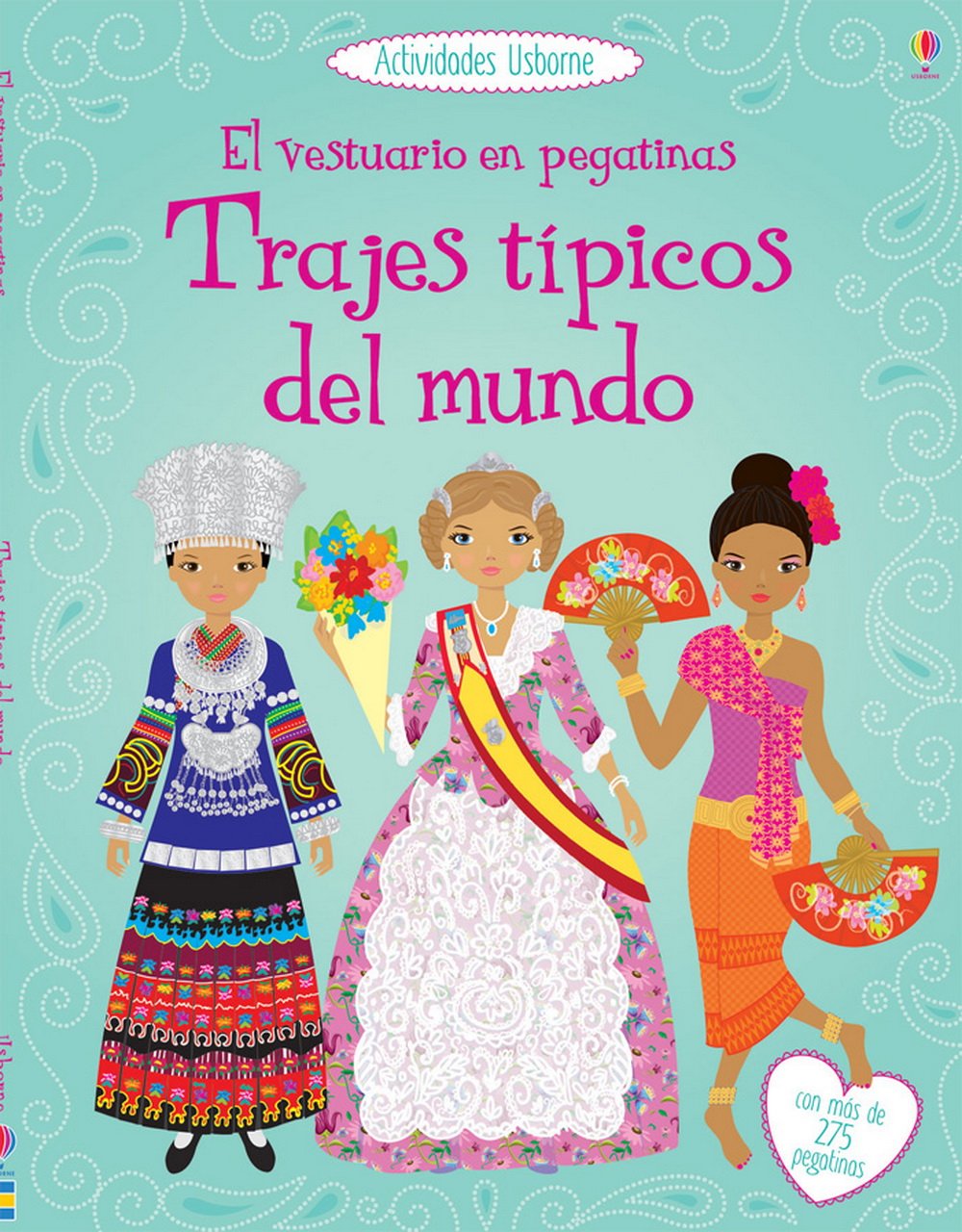 Trajes tipicos del mundo. El vestuario en pegatinas Books