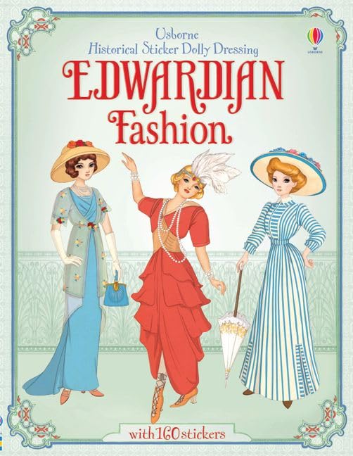 Historical Sticker Dolly Dressing Edwardian Fashion Non-fiction