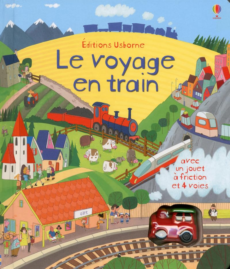 Le voyage en train - Livres avec jouet à friction Non-fiction