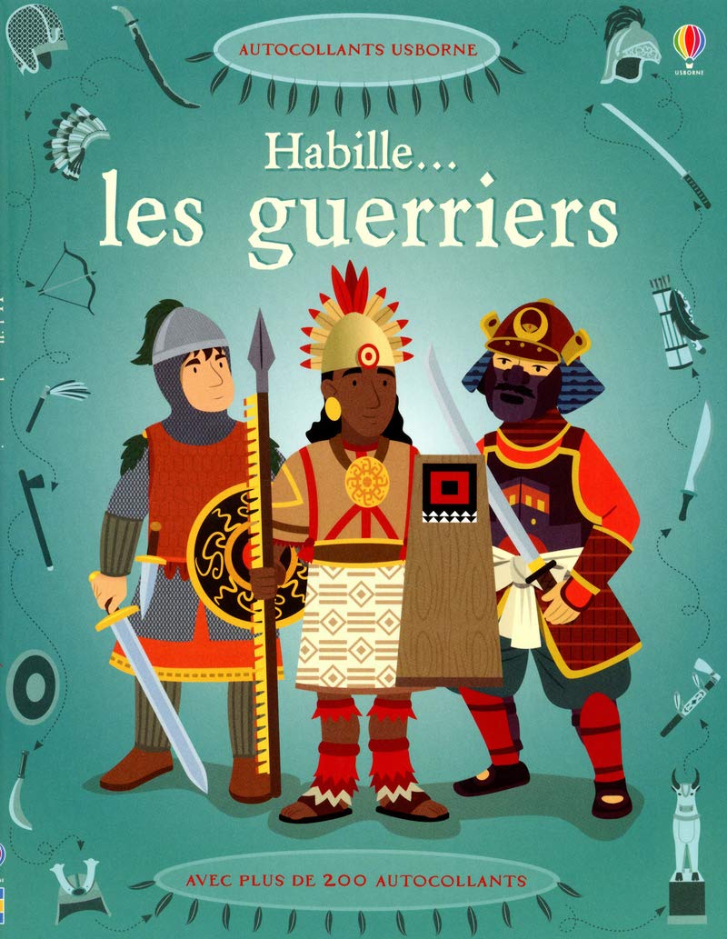 Habille... Les guerriers - Autocollants Usborne Hobbies & Crafts