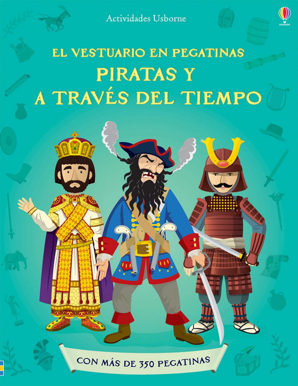 PIRATAS Y A TRAVES TIEMPO VEST PEGATINAS book