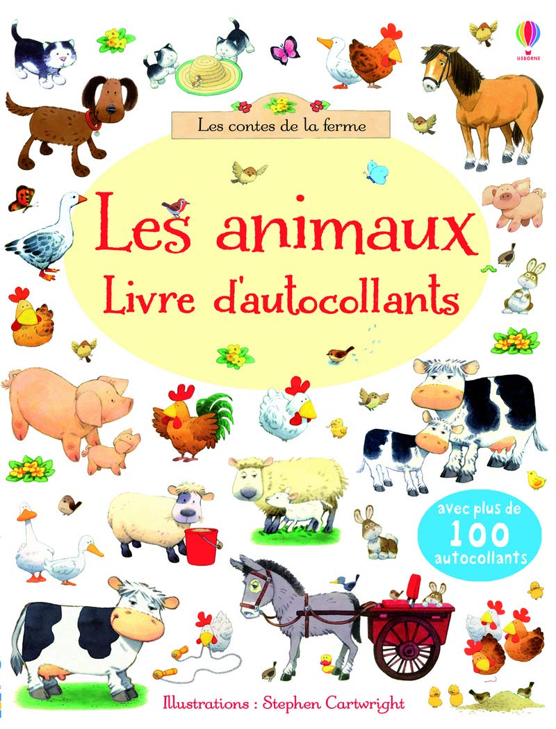 Les animaux - les contes de la ferme - livre d'autocollants Hobbies & Crafts