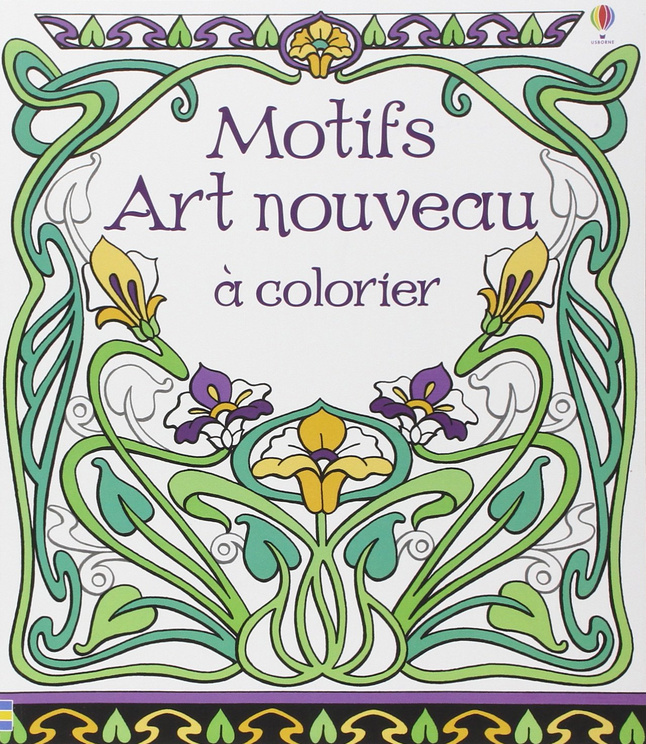 Motifs art nouveau à colorier book