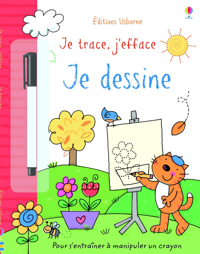 Je trace, j'efface - Je dessine book