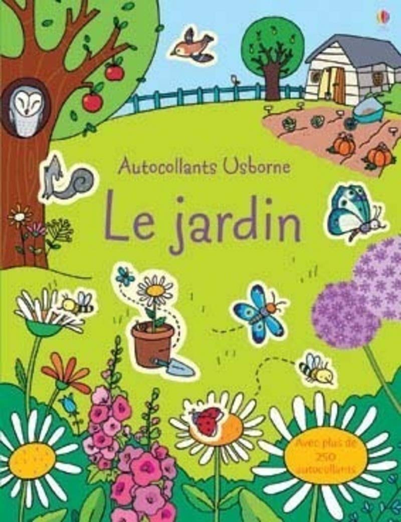 Le jardin - Autocollants Usborne book