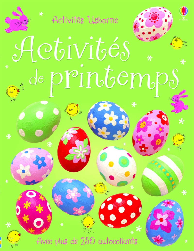 Activités de printemps: Avec plus de 250 autocollants Books
