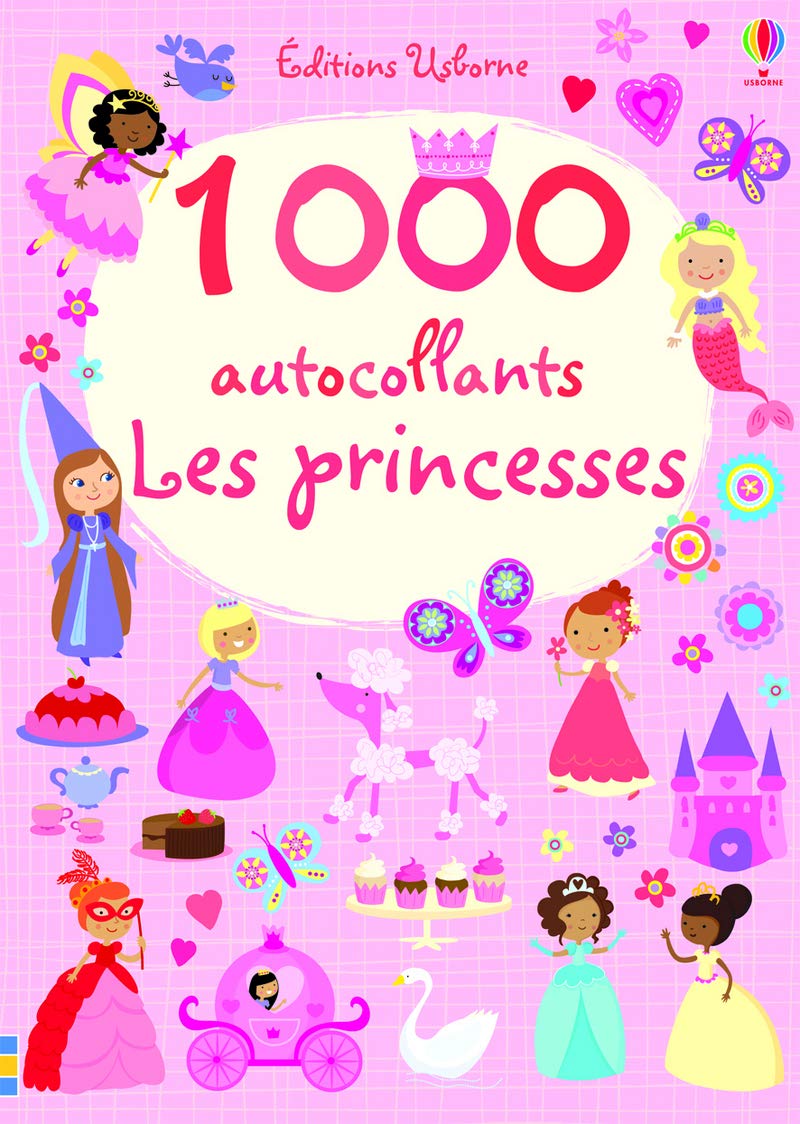1000 autocollants - Les princesses book