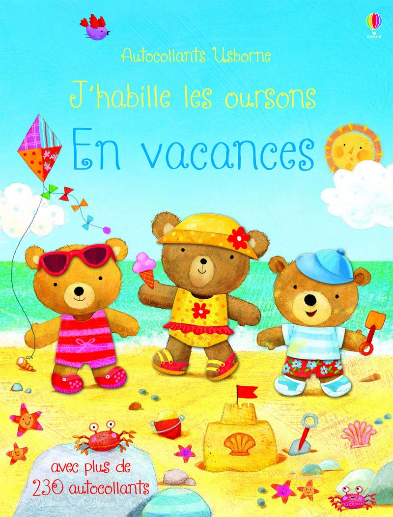 J'habille les oursons - En vacances book