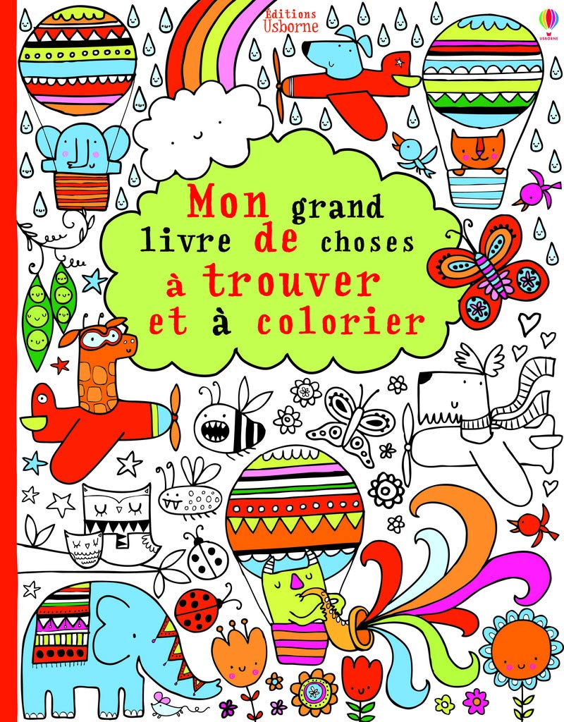 Mon grand livre de choses à trouver et à colorier book