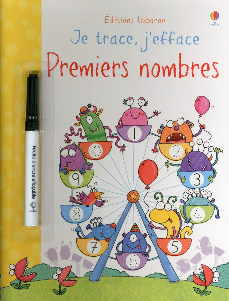 Je trace, j'efface - Premiers NOMBRESs book