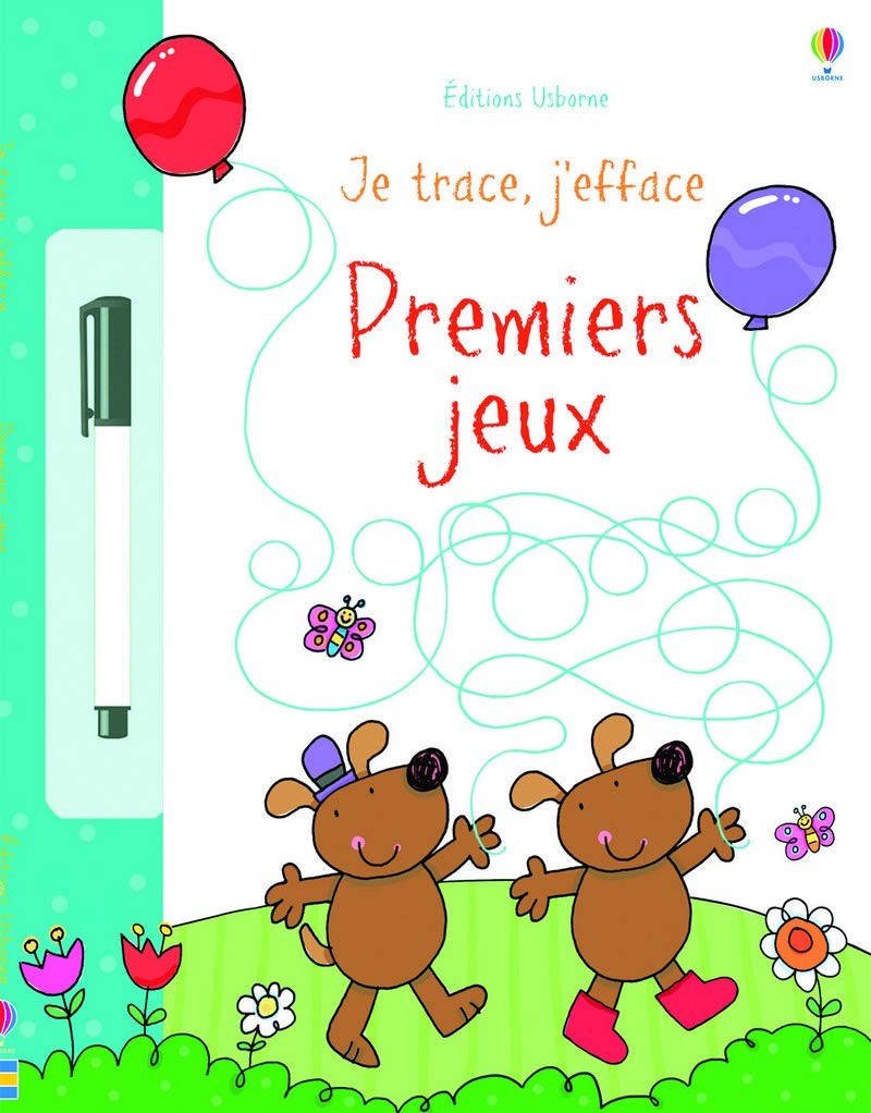 Je trace, j'efface - Premiers jeux book