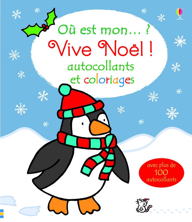 Où est mon... ? Vive Noël ! - Autocolants et Coloriages book