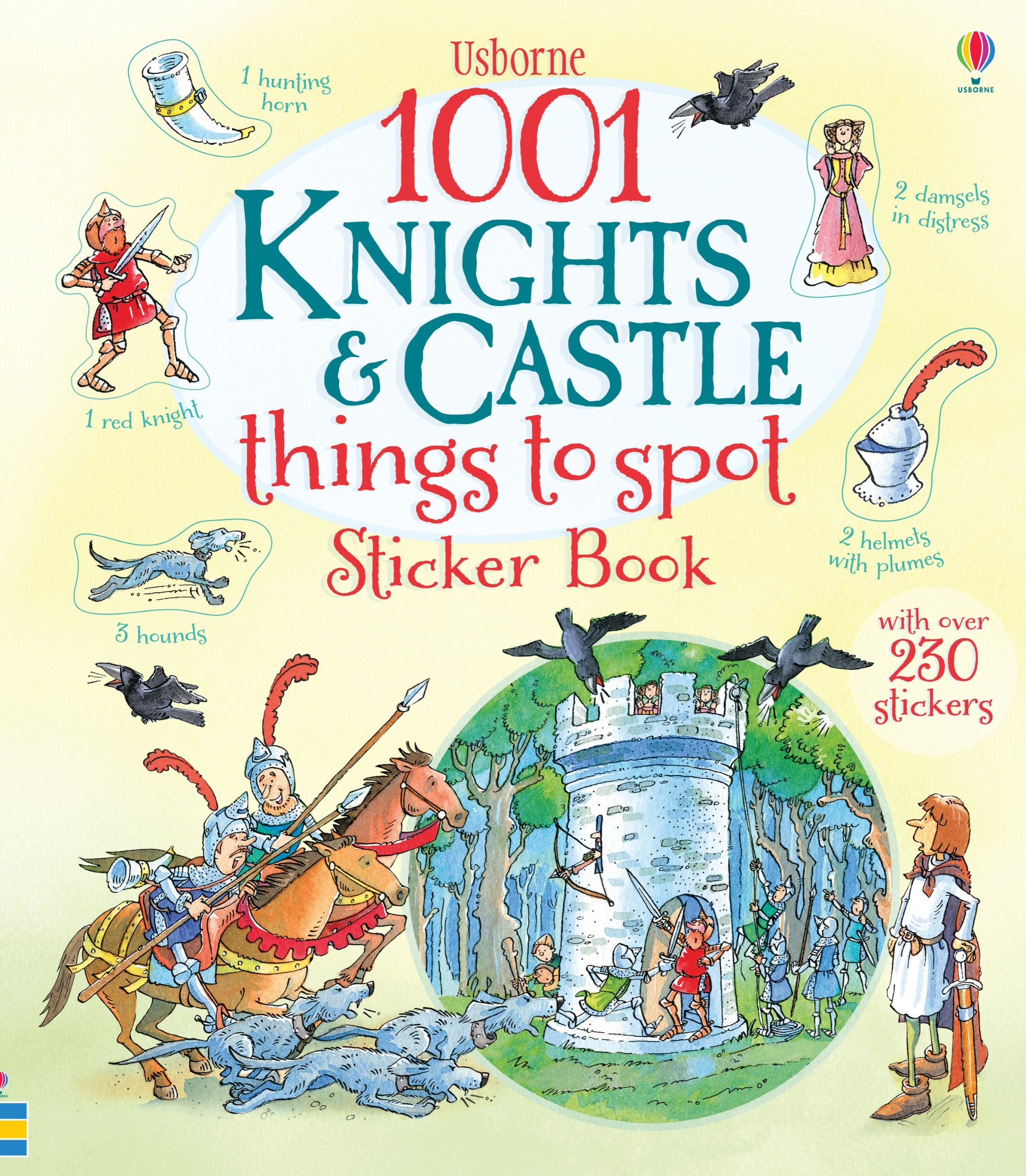 1001 Knights & Castles Things to Spot Sticker Book book
