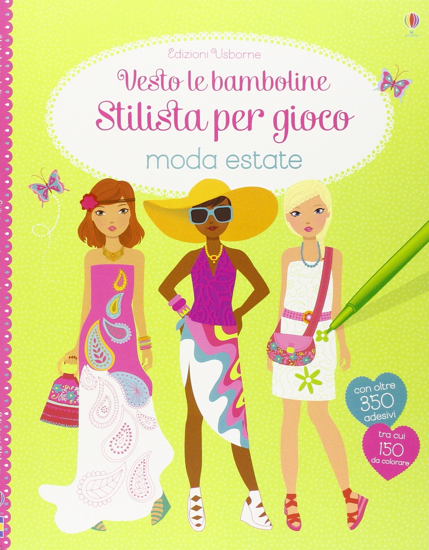 Stilista per gioco. Moda estate. Vesto le bamboline. Con adesivi Non-fiction