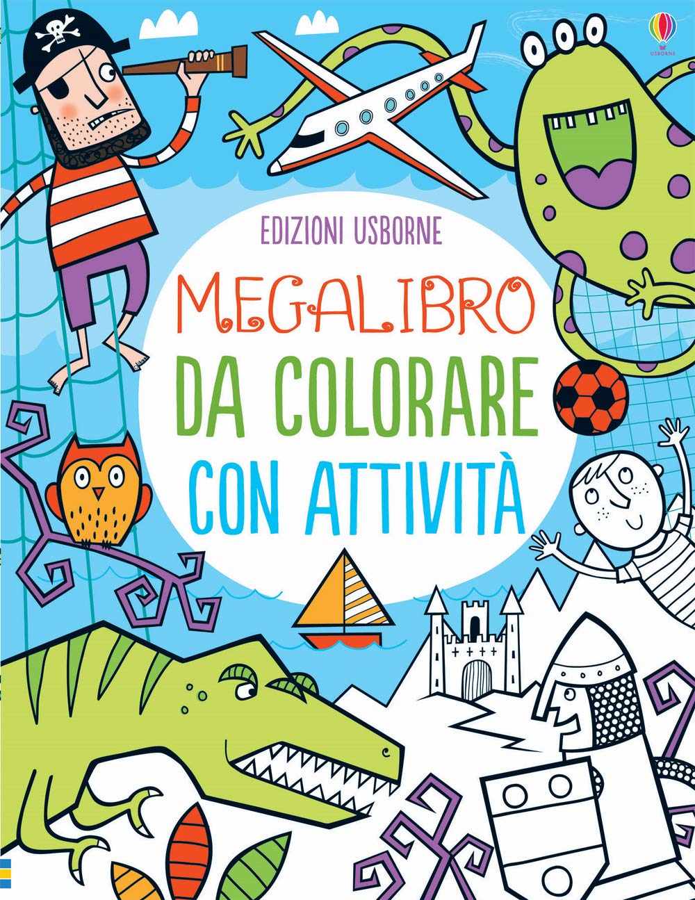Megalibro da colorare con attività. Ediz. illustrata book