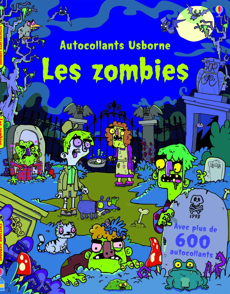 Les zombies - Autocollants Usborne book