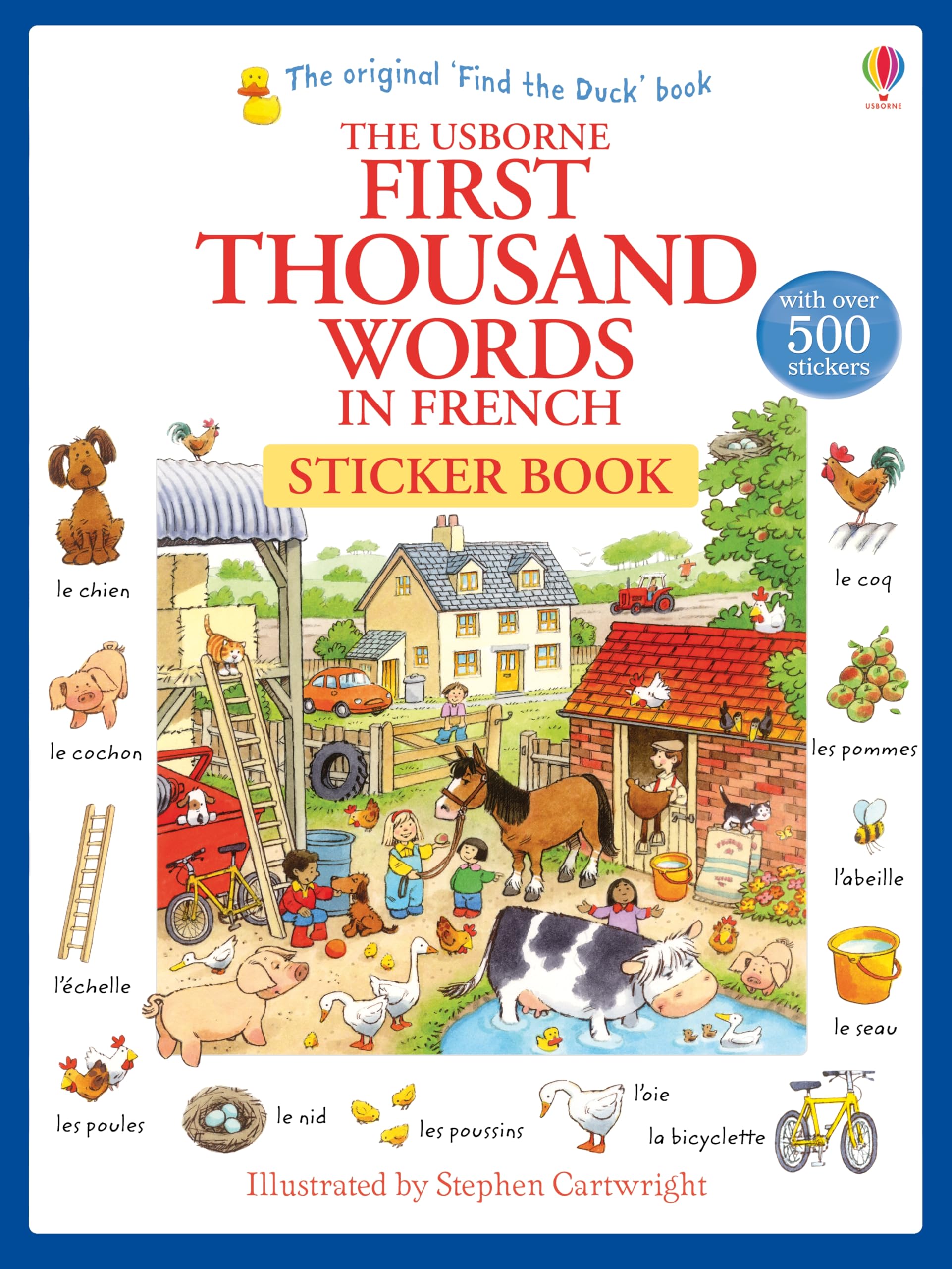 First Thousand Words in French Sticker Book: 1 (First Thousand Words Sticker Book) Tiptoi & Games