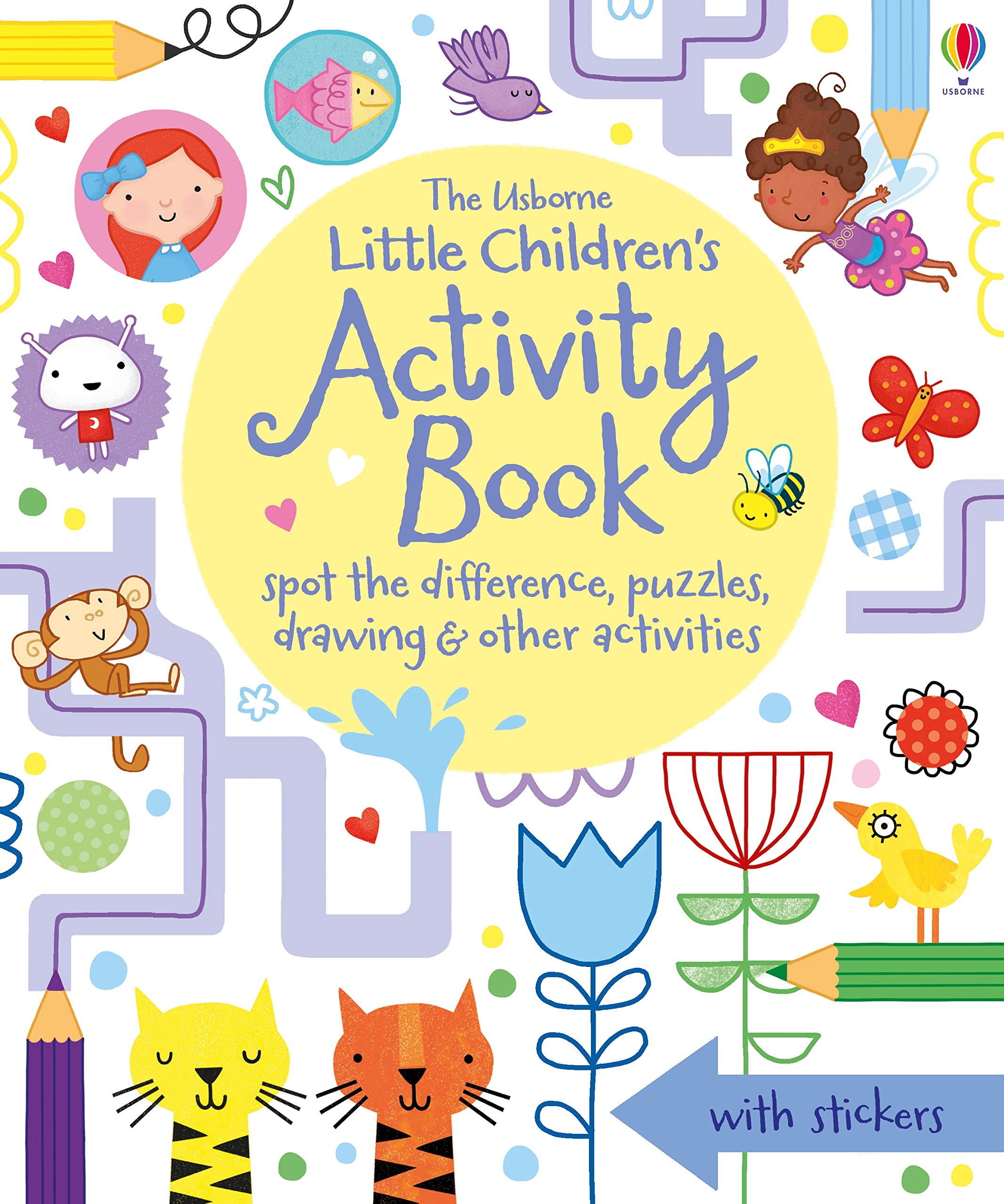 Little Children's Activity Book: Spot the Difference, Puzzles and Drawing: 1 Tiptoi & Games