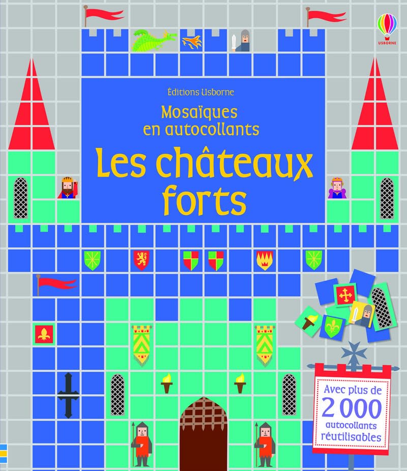 Les châteaux forts - Mosaïques en autocollants book