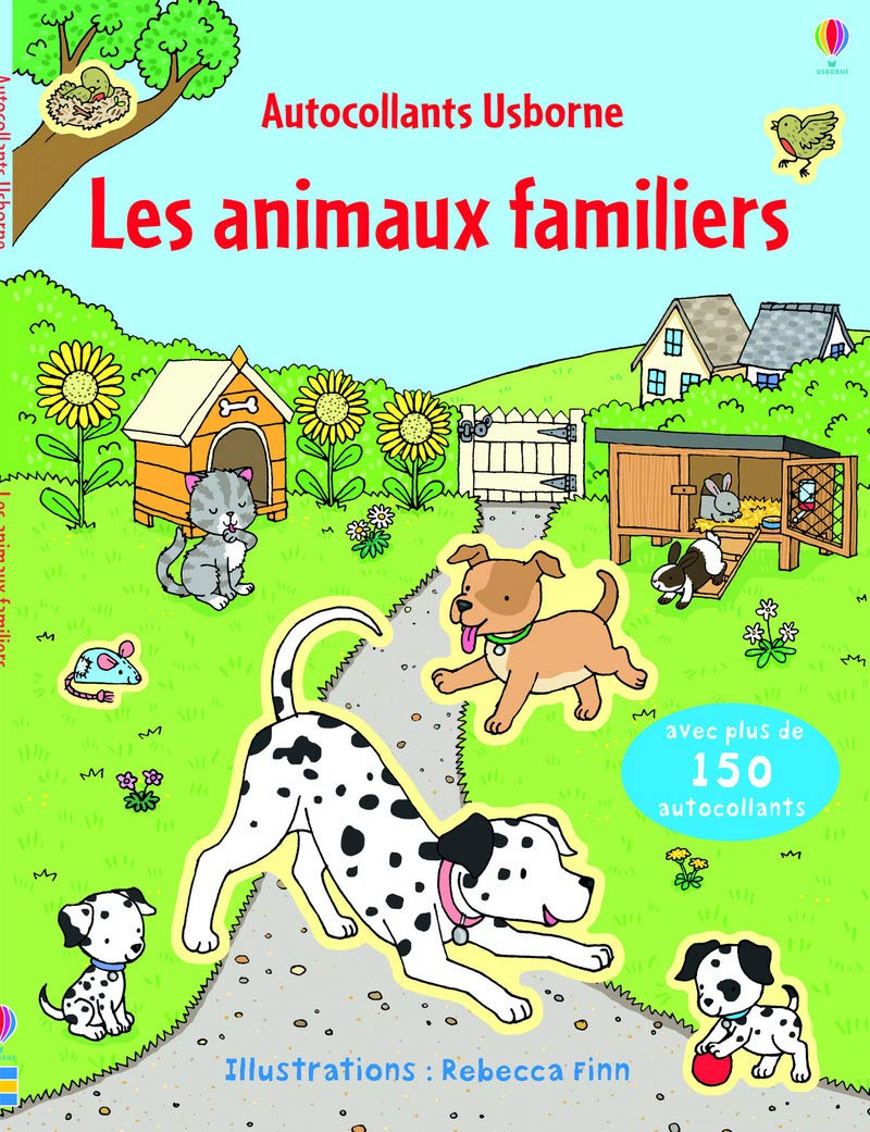 Les animaux familiers - Autocollants Usborne book