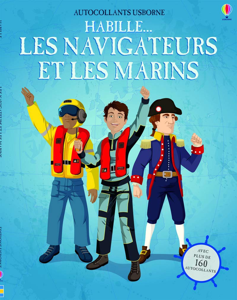 Habille... Les Navigateurs et les Marins - Autocollants Usborne book