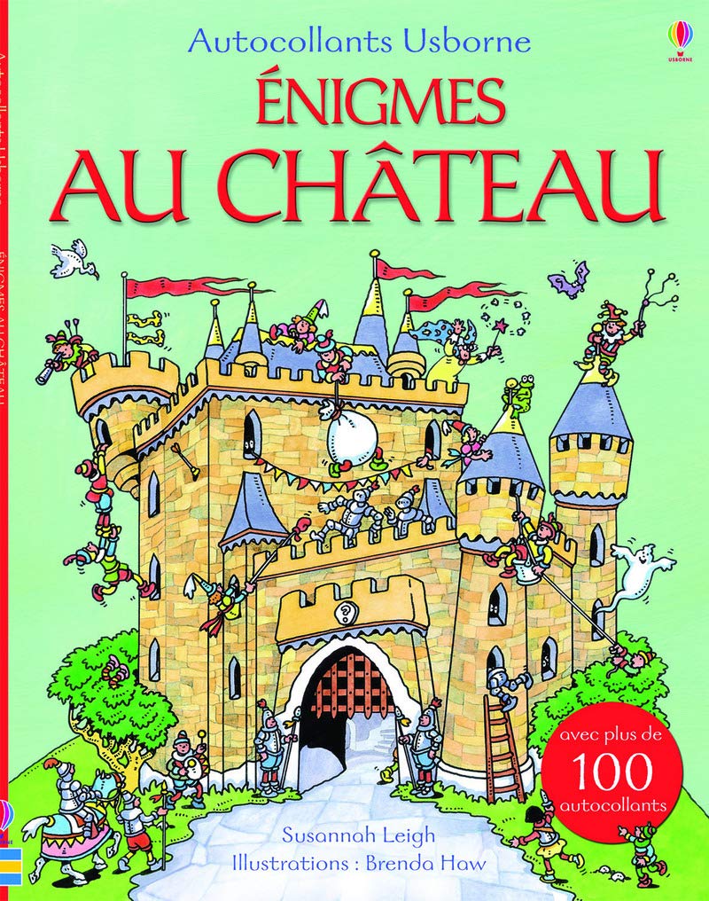 Enigmes au château - Autocollants Usborne book