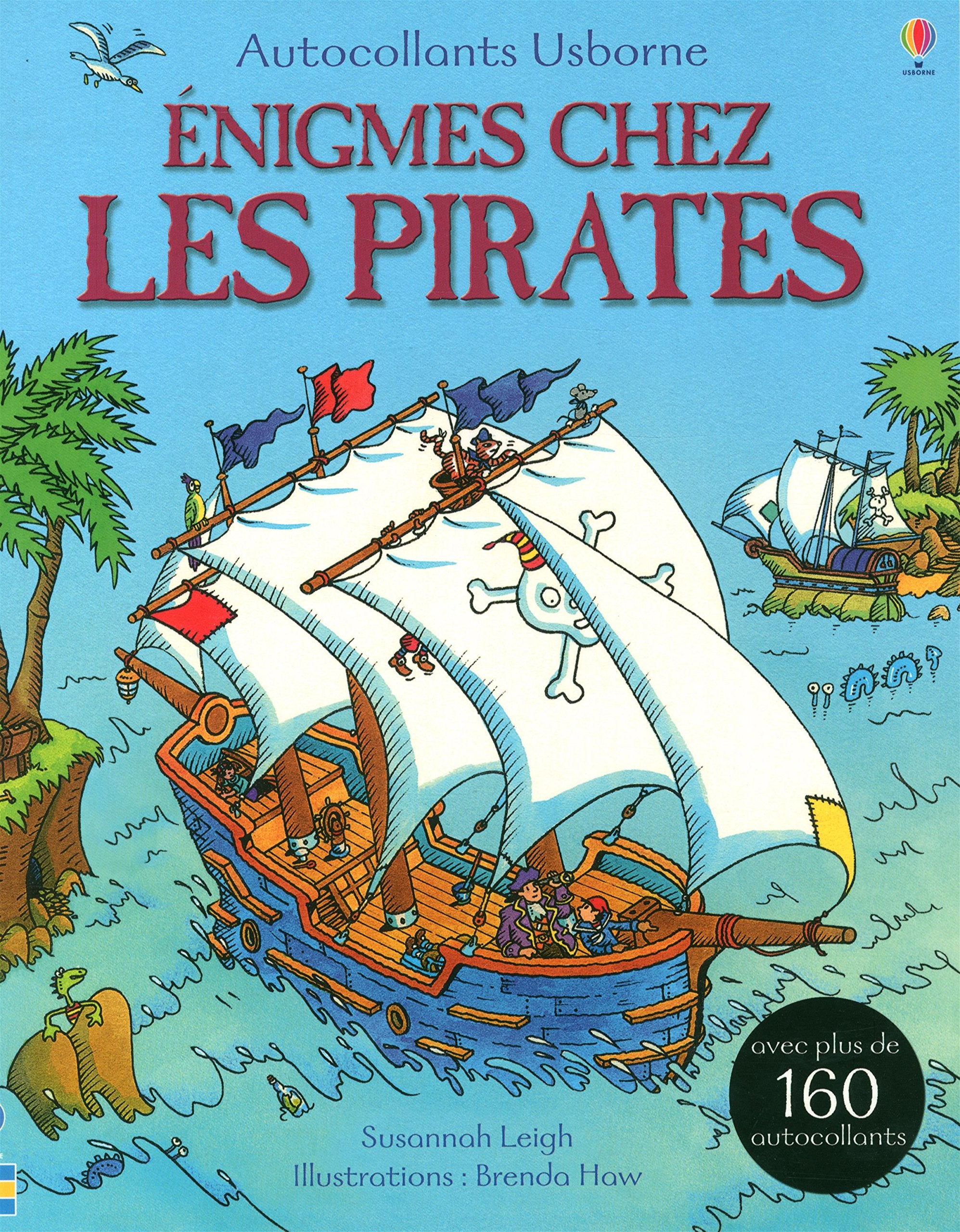Enigmes chez les pirates - Autocollants Usborne book