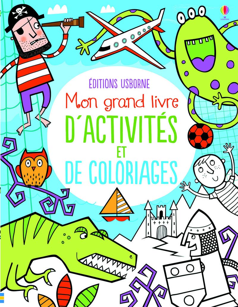 Mon grand livre d'activités et de coloriages book