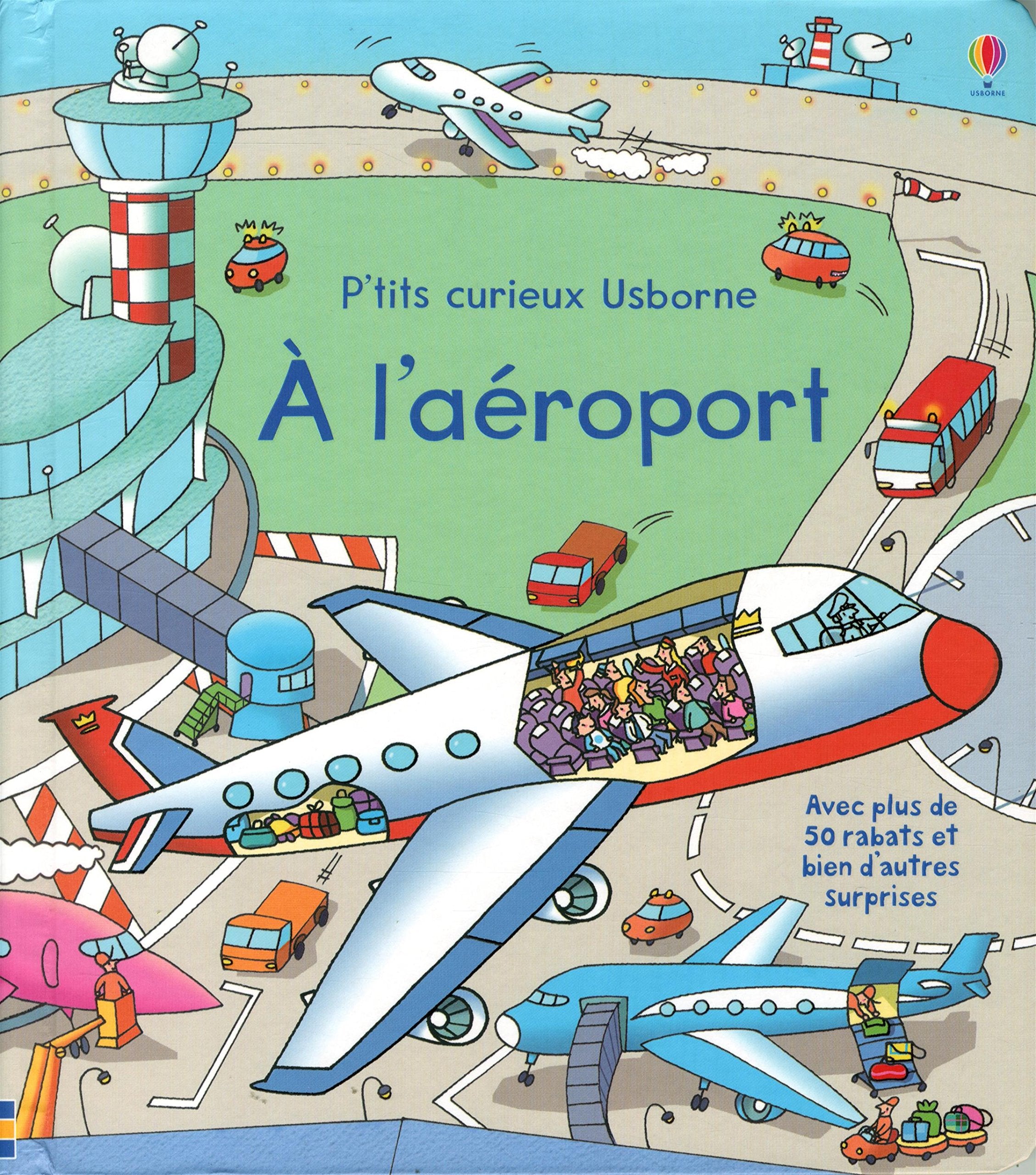 A l'aéroport - P'tits curieux Usborne book
