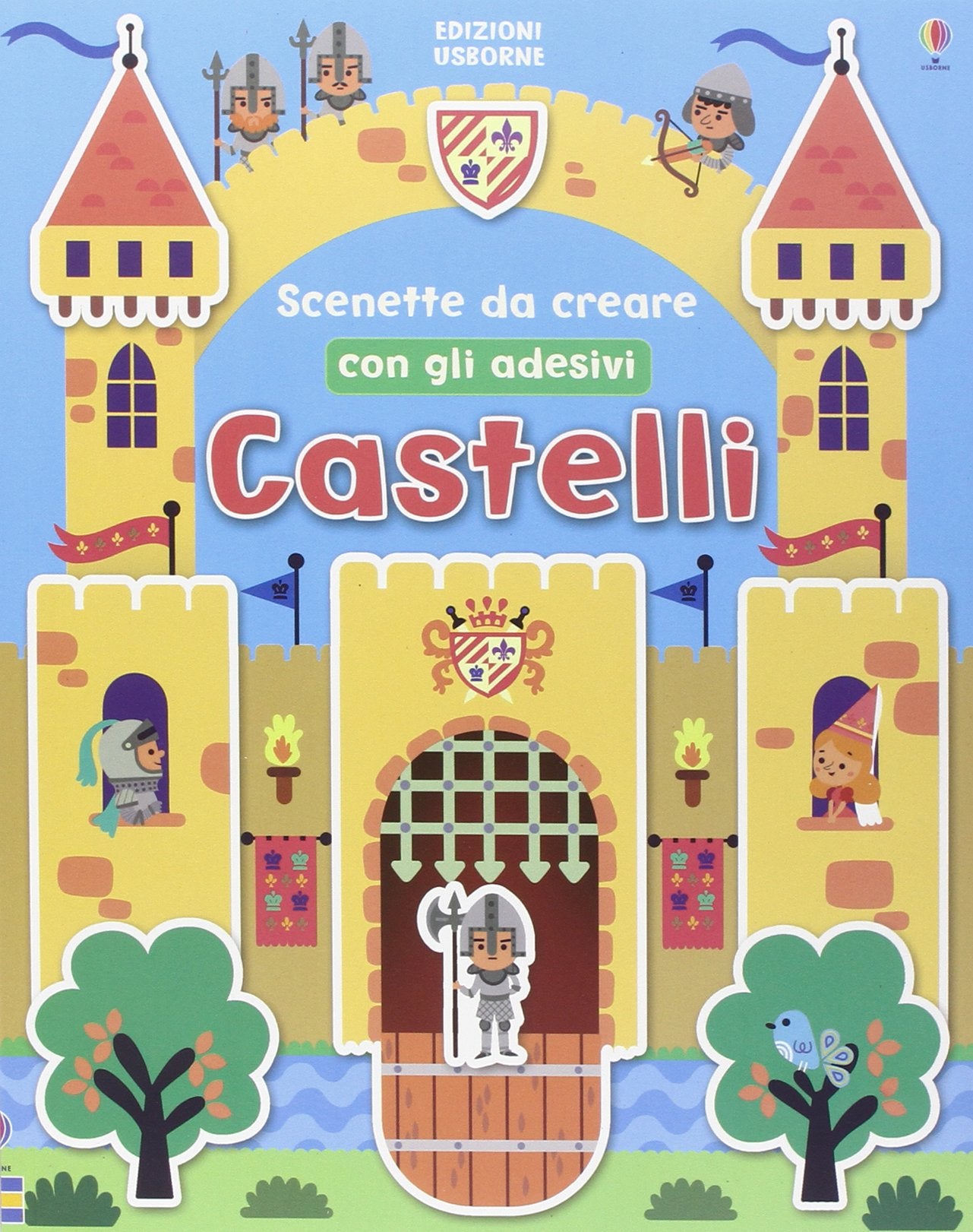 Castelli. Scenette da creare. Con adesivi. Ediz. illustrata book