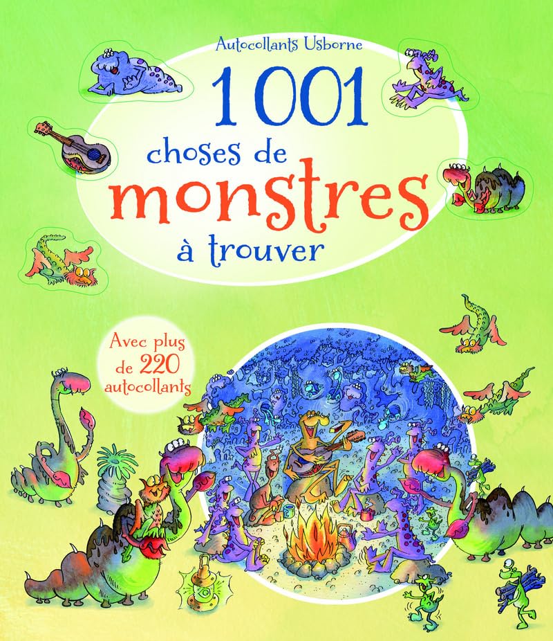 1 001 choses de monstres à trouver - avec autocollants Hobbies & Crafts