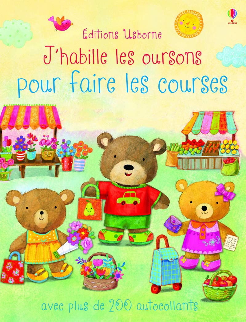 J'habille les oursons - Pour faire les courses book