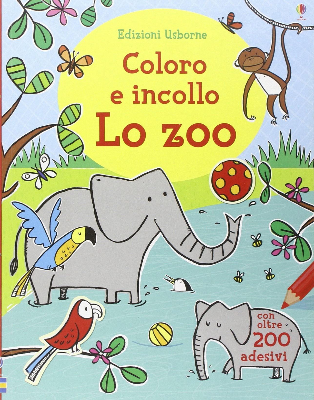 Lo zoo. Coloro e incollo. Ediz. illustrata book