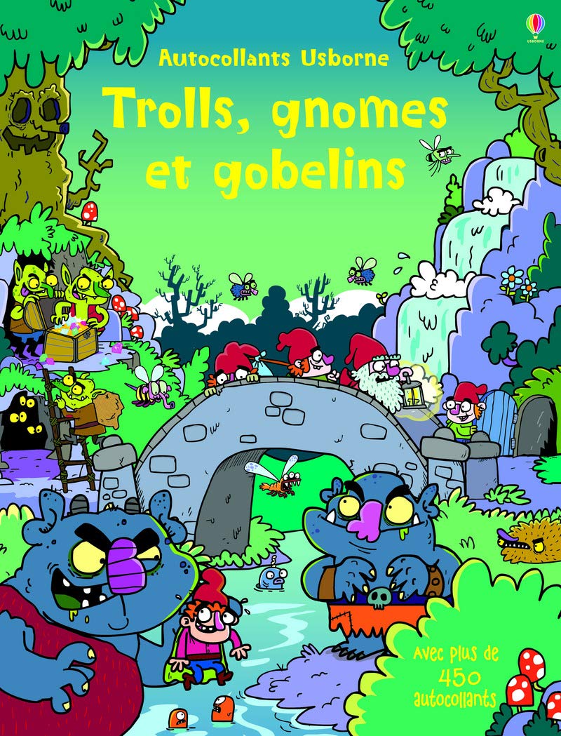 Trolls, nains et lutins - Autocollants Usborne book