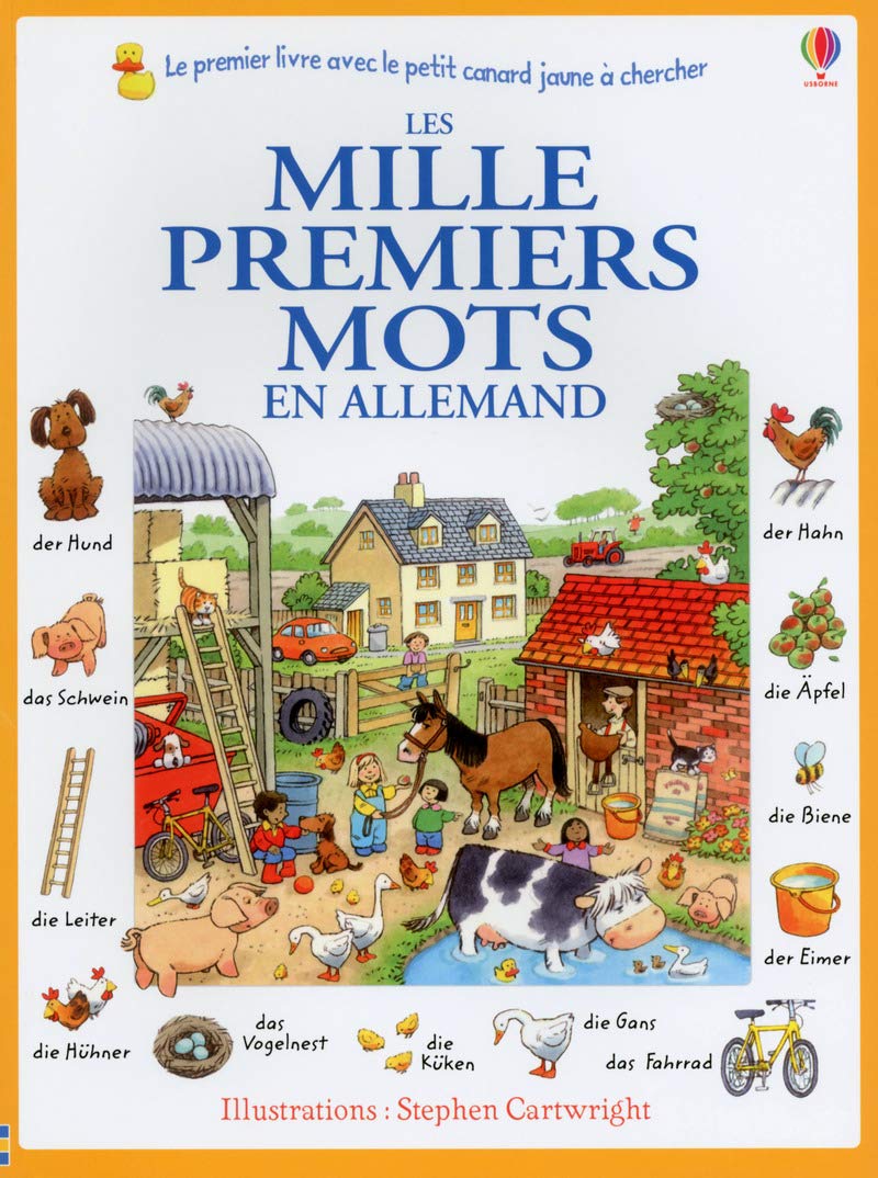 Les mille premiers mots en allemand - Usborne - dès 5 ans book