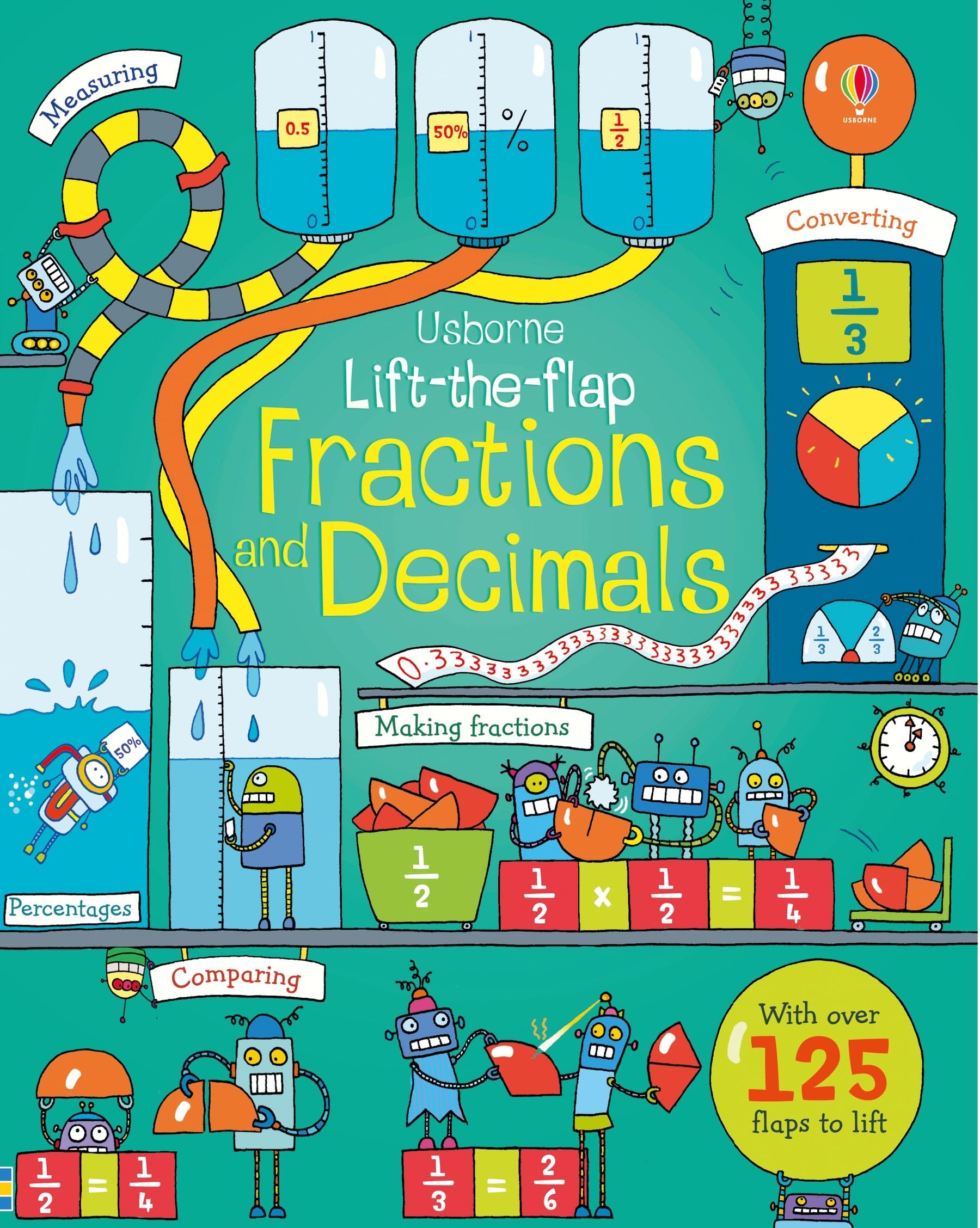 Lift-the-Flap Fractions and Decimals Study Guides