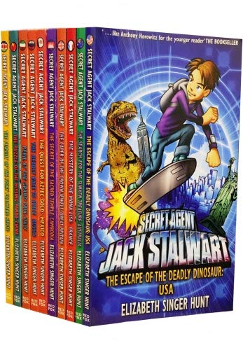 Secret Agent Jack Stalwart 10 books collection(Australia, Great Britain, USA,... book