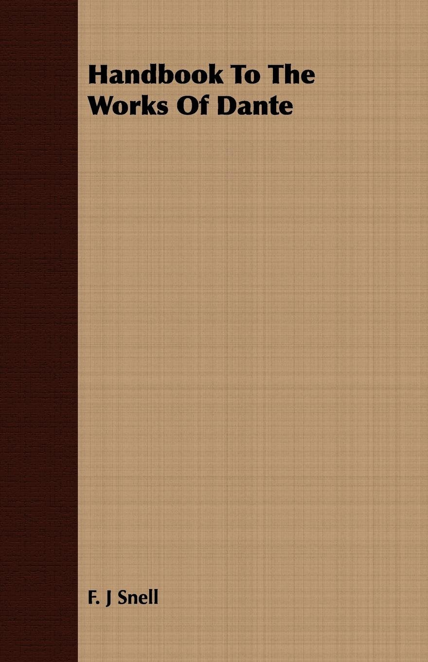 Handbook to the Works of Dante Contemporary literature