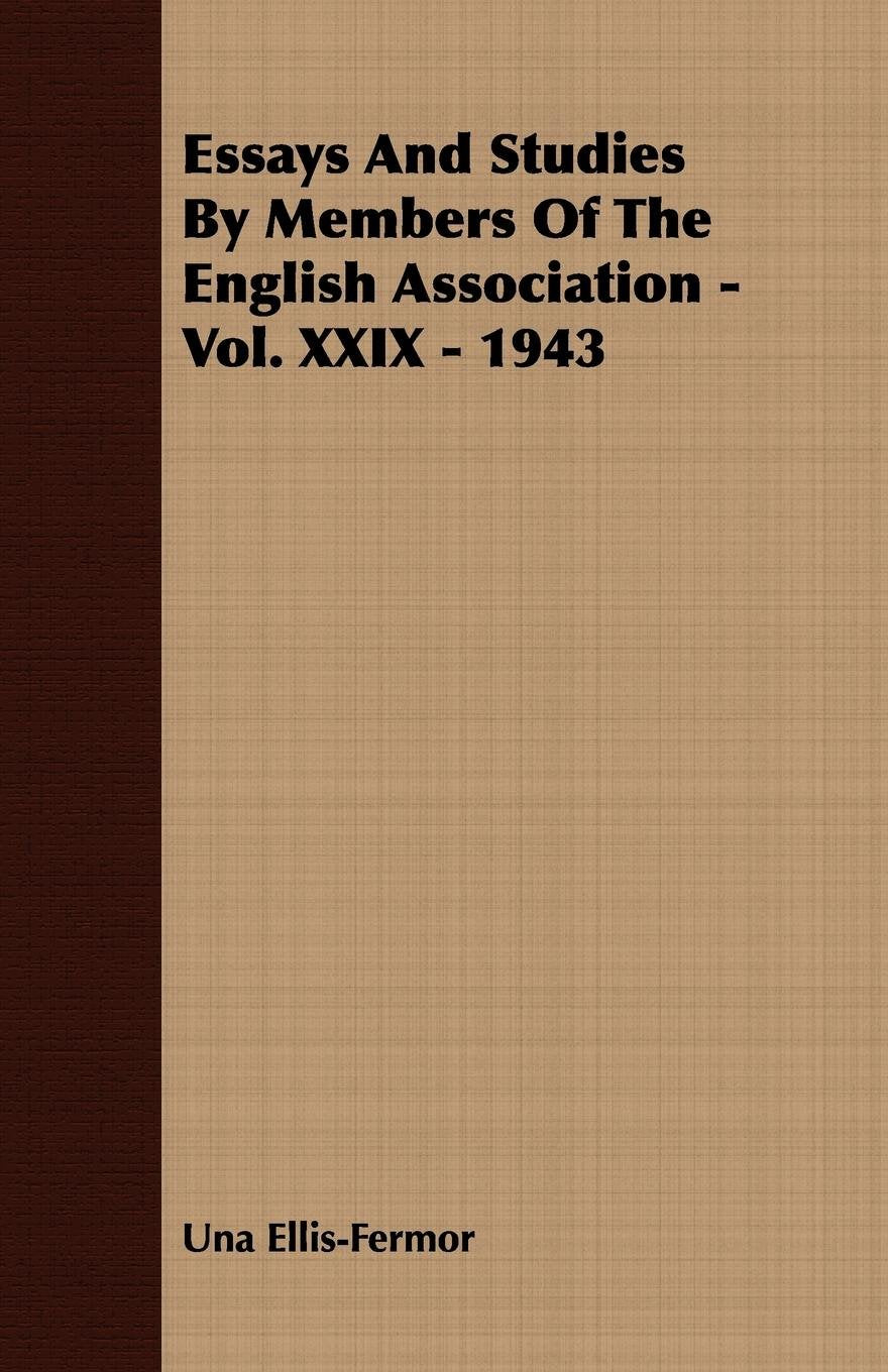 Essays and Studies by Members of the English Association, 1943 Contemporary literature