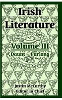 Irish Literature: Daunt -- Furlong Poetry