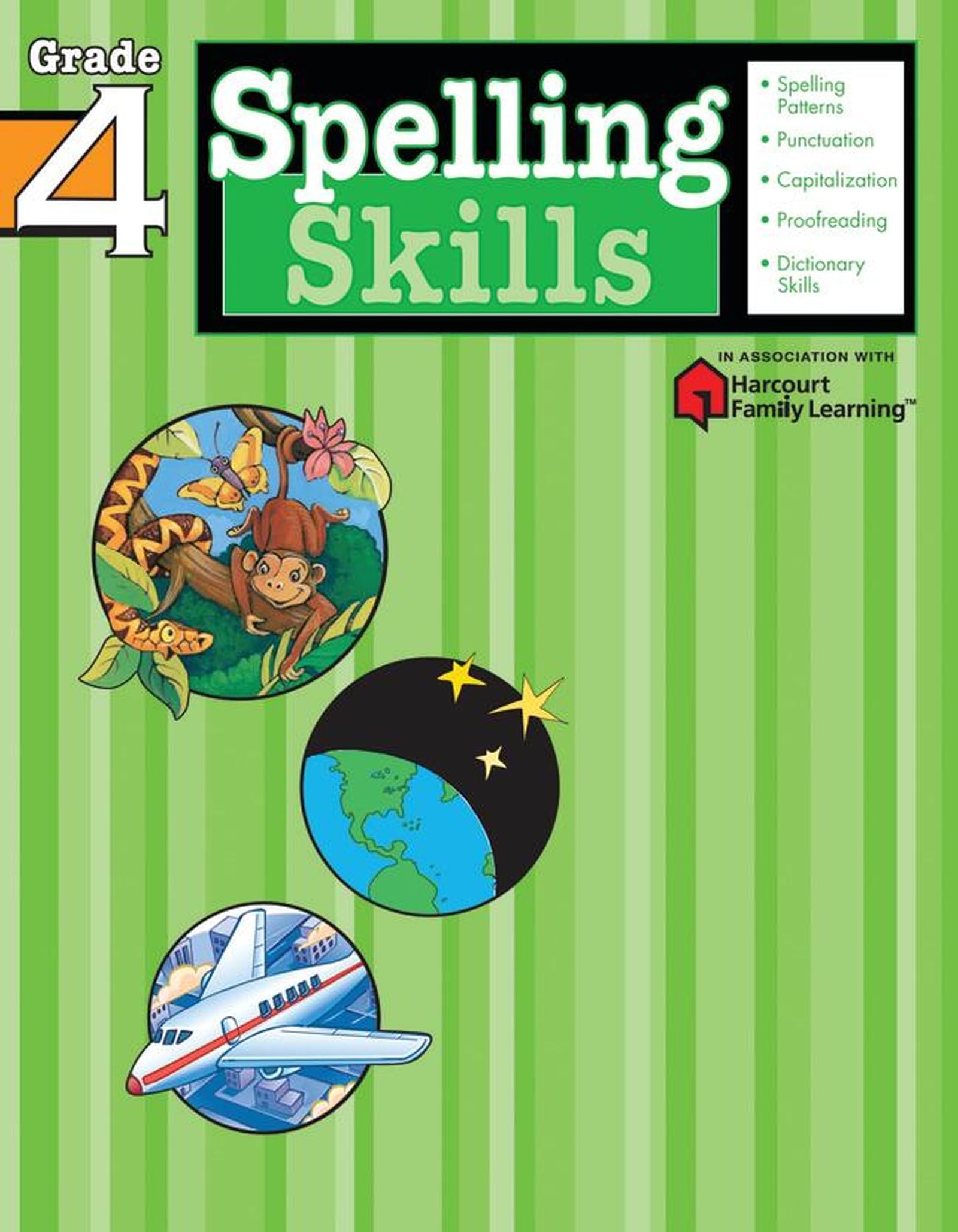 Spelling Skills: Grade 4 (Flash Kids Harcourt Family Learning) Computer Science